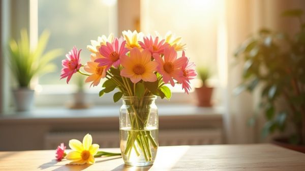 Faites livrer des fleurs fraîches directement chez vous